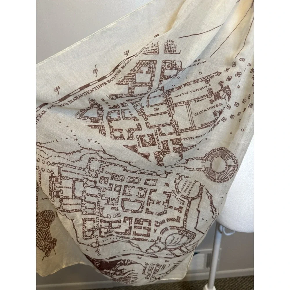 Marauders Map Mischief Makers Scarf, Wizarding Trunk, Harry Potter,‎ Hogwarts HP